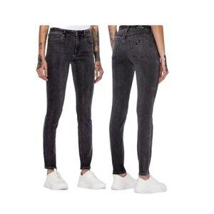❤️❤️❤️AX Armani J01 Sz 30S Women Jeans Skinny MID RISE Party Ringtones Grey Glam
